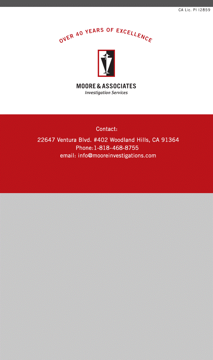 Moore and Associates - Investigation Services